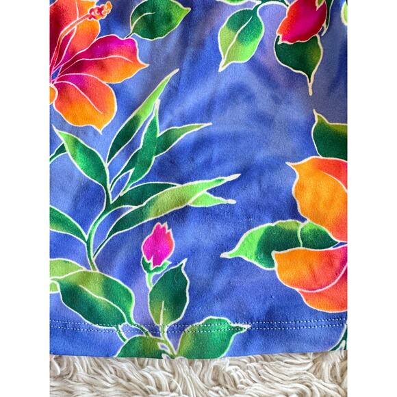 90’s Tropical Skirt Tankini size 14 - Picture 11 of 16